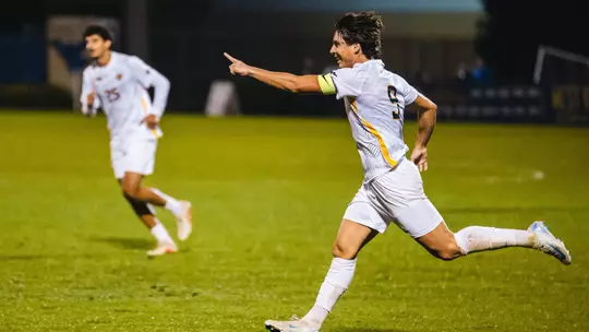 Pablo Pozos celebrates after scoring a goal