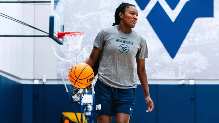 Sophomore guard Madison Parrish participates in a drill inside the Basketball Practice Facility during the fall of 2026.