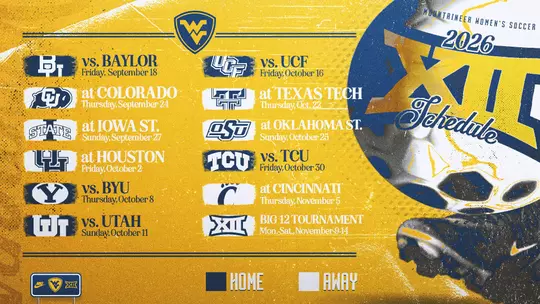 WSOC26 Big 12 Schedule