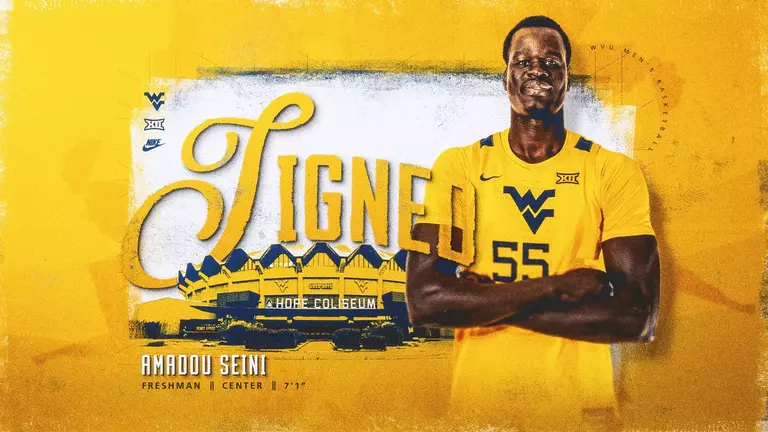 Freshman Amadou Seini signs with the Mountaineers