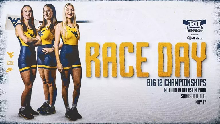 A graphic preview the 2026 Big 12 Rowing Championship