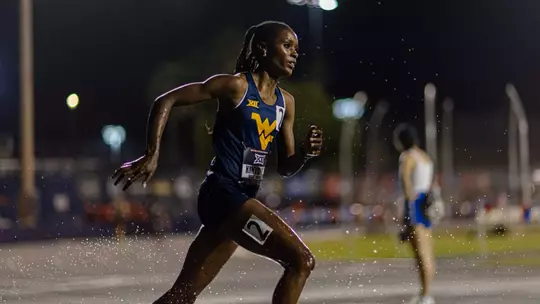 Mercy Kinyanjui competing at the Big 12 Outdoor Track and Field Championships