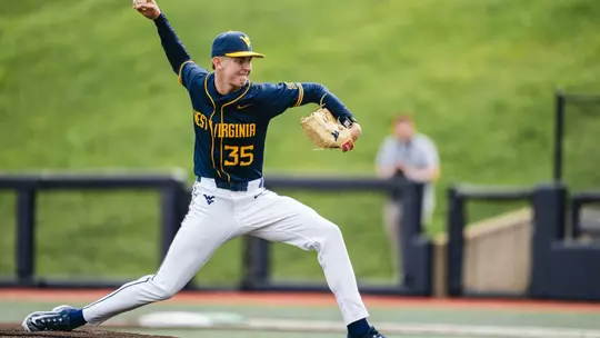 Chansen Cole pitching