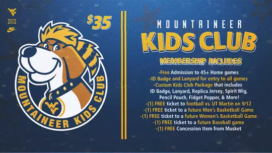 Memberships for the Mountaineer Kids Club for the 2026-27 athletics year are now available.