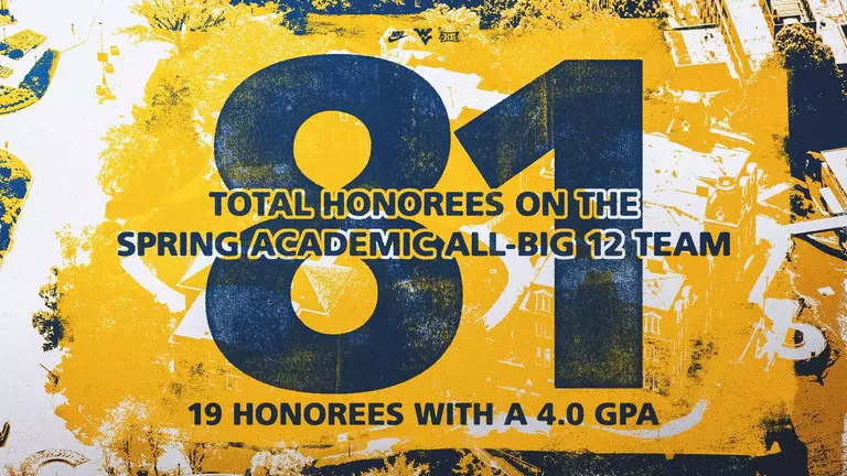 Graphic for the Spring Academic All-Big 12 Team