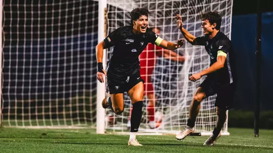 Pablo Pozos celebrates after scoring a goal against Denver