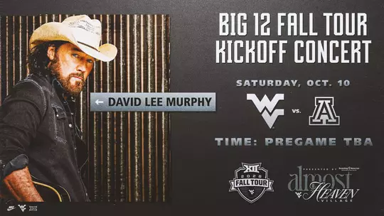 David Lee Murphy will headline the Big 12 Fall Kickoff Concert at Almost Heaven Village on Oct. 10.