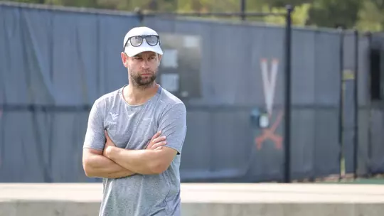 Head Coach Miha Lisac during the 2025 Wahoowa Invitational