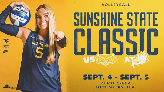 The Mountaineers will play FGCU and FAU in the Sunshine State Classic on Friday and Satruday