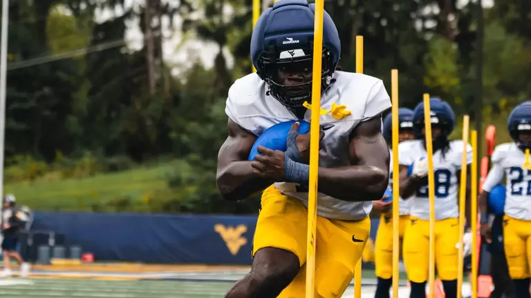 Freshman Amari Latimer goes through a drill during Tuesday's practice ahead of Saturday's game against Iowa State in Ames.