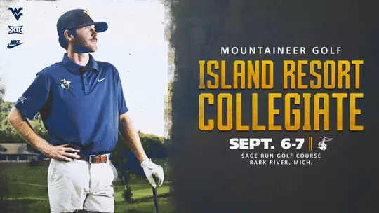A graphic showing WVU's preview in the Island Resort Collegiate
