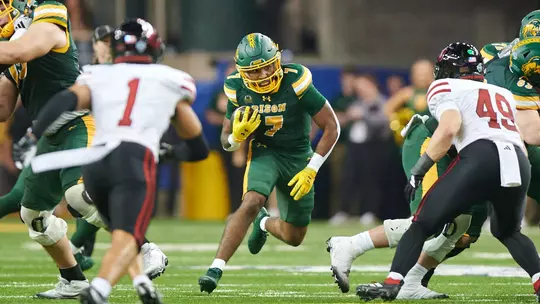 Photo from the North Dakota State University homecoming football game against the University of South Dakota on Saturday, Sept. 27, 2025.