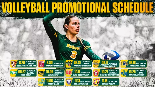 VB Promotional Schedule