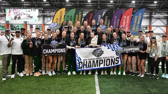 2026 Summit League Indoor Champions - NDSU Women