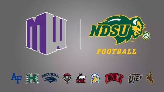 NDSU and Mountain West football logos