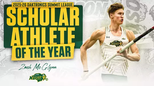 Zach McGlynn, Summit League Scholar-Athlete of the Year