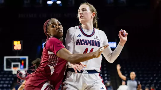 Doogan being guarded by a fordham player