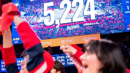 Attendance figure vs VCU (WBB)