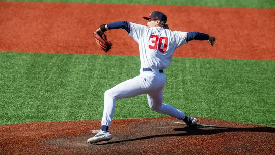 Christian Dray strides towards the plate