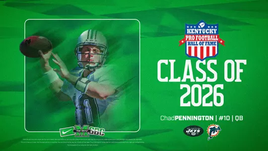 Chad Pennington KY Pro Hall of Fame