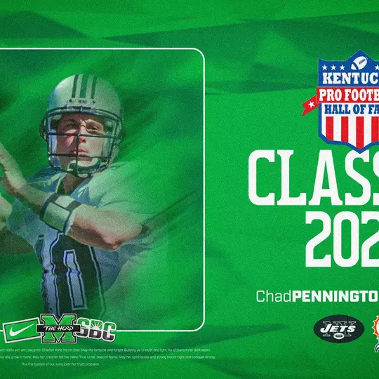 Chad Pennington KY Pro Hall of Fame