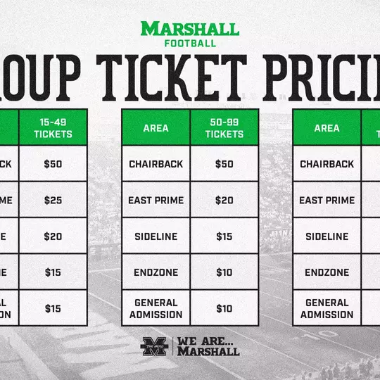 2026 Group Ticket Pricing