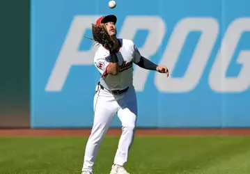 MLB: Wildcard-Detroit Tigers at Cleveland Guardians Steven Kwan