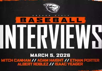 The Beavers held a media availability on Thursday, March 5, 2026