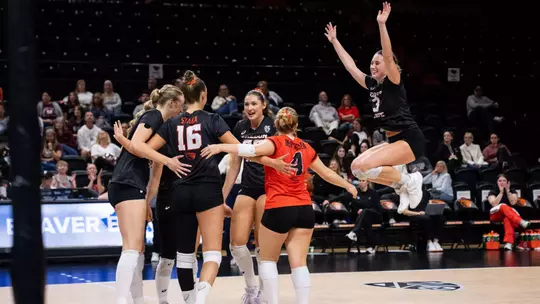 Team celebration