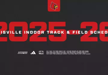 2025-26 Indoor Track & Field Schedule Release graphic