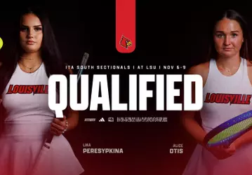 Peresypkina and Otis graphic for qualifying for ITA Sectionals