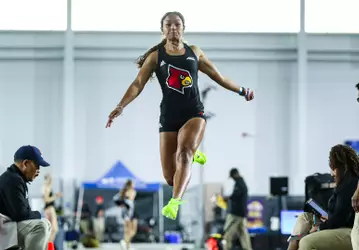 Synclair Savage wins the women's long jump at the 2026 Rod McCravy Memorial Invitational