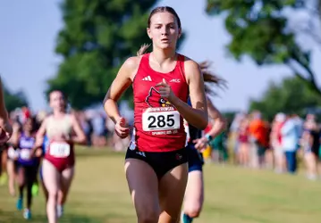 Louisville races in a meet