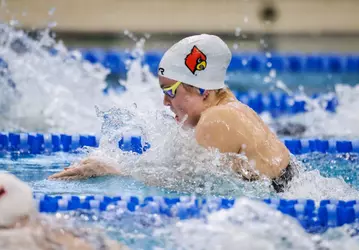 Anastasia Gorbenko swims the breaststroke