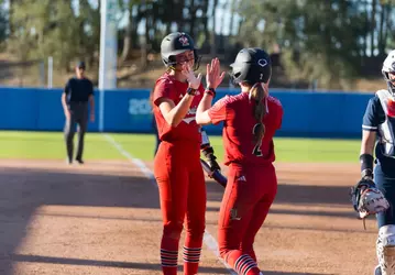 Taylor Monroe and Madison Pickens Celebrating
