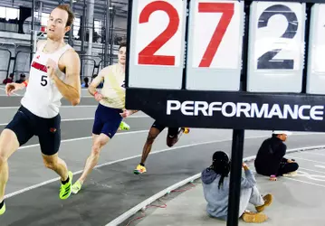Ethan Brouw races the 800m at the 2026 PNC Lenny Lyles Invitational