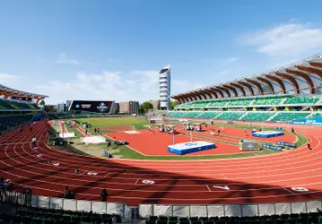 Hayward Field stock photo
