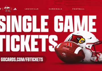 Football single game tickets graphic