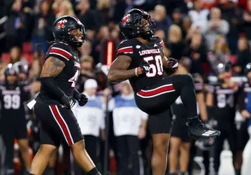 Clev Lubin celebrating against Clemson.