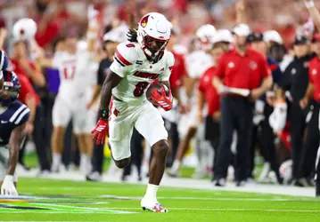 Tre Richardson with the ball against Ole Miss.
