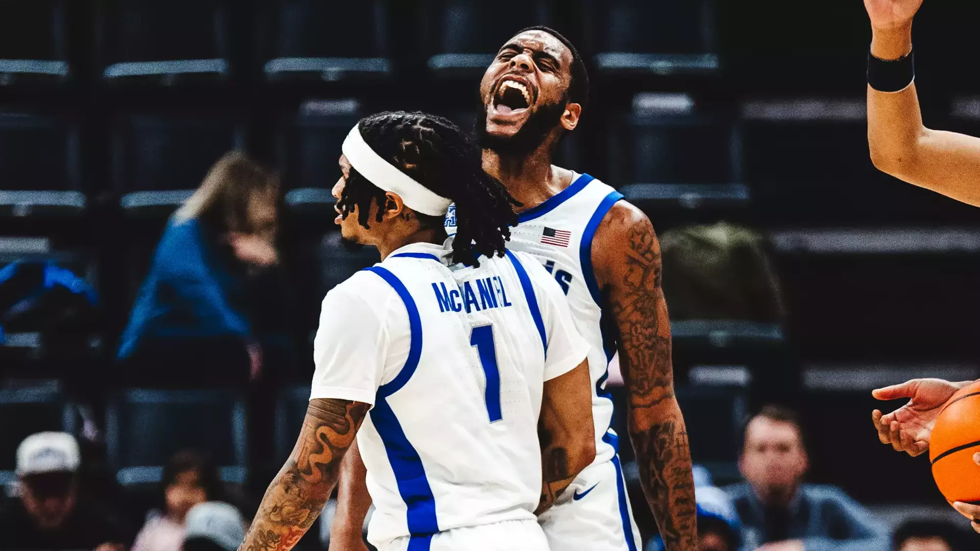 Celebrating win vs FAU