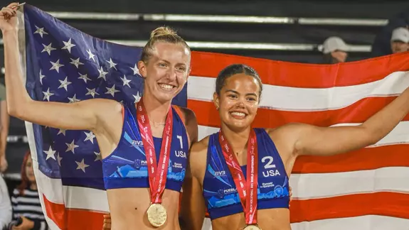 Sally Perez (UCLA) and Avery Jackson (Stanford) win U21 World Championship