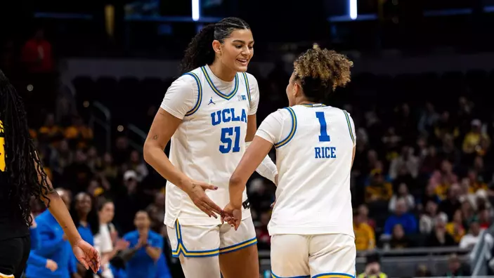 Lauren Betts and Kiki Rice