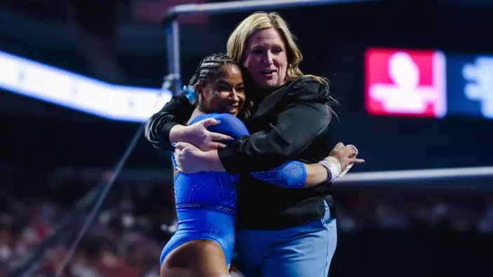 Jordan Chiles and Janelle McDonald