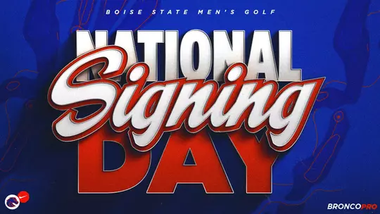 2025 Boise State Men's Golf National Signing Day Web Slider