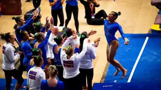 Gymnastics Celebration at home opener on Jan. 30, 2026