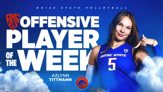 Tittmann Tabbed as Pac-12 Offensive Player of the Week