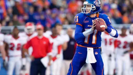 Bronco Icon Kellen Moore to Raise Blue Chaos Flag