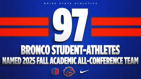 97 Bronco Student-Athletes Named to MW Academic All-Conference Team