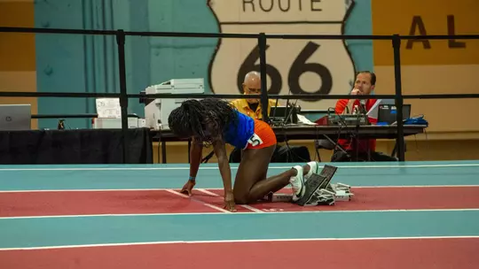 Priscilla Adu-Gyamfi setting up on the block